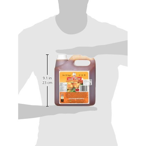 Mae Ploy Thai Sweet Chilli Sauce (8.8 Pounds Total 108Oz) Huge Jug Versatile Dipping Sauce