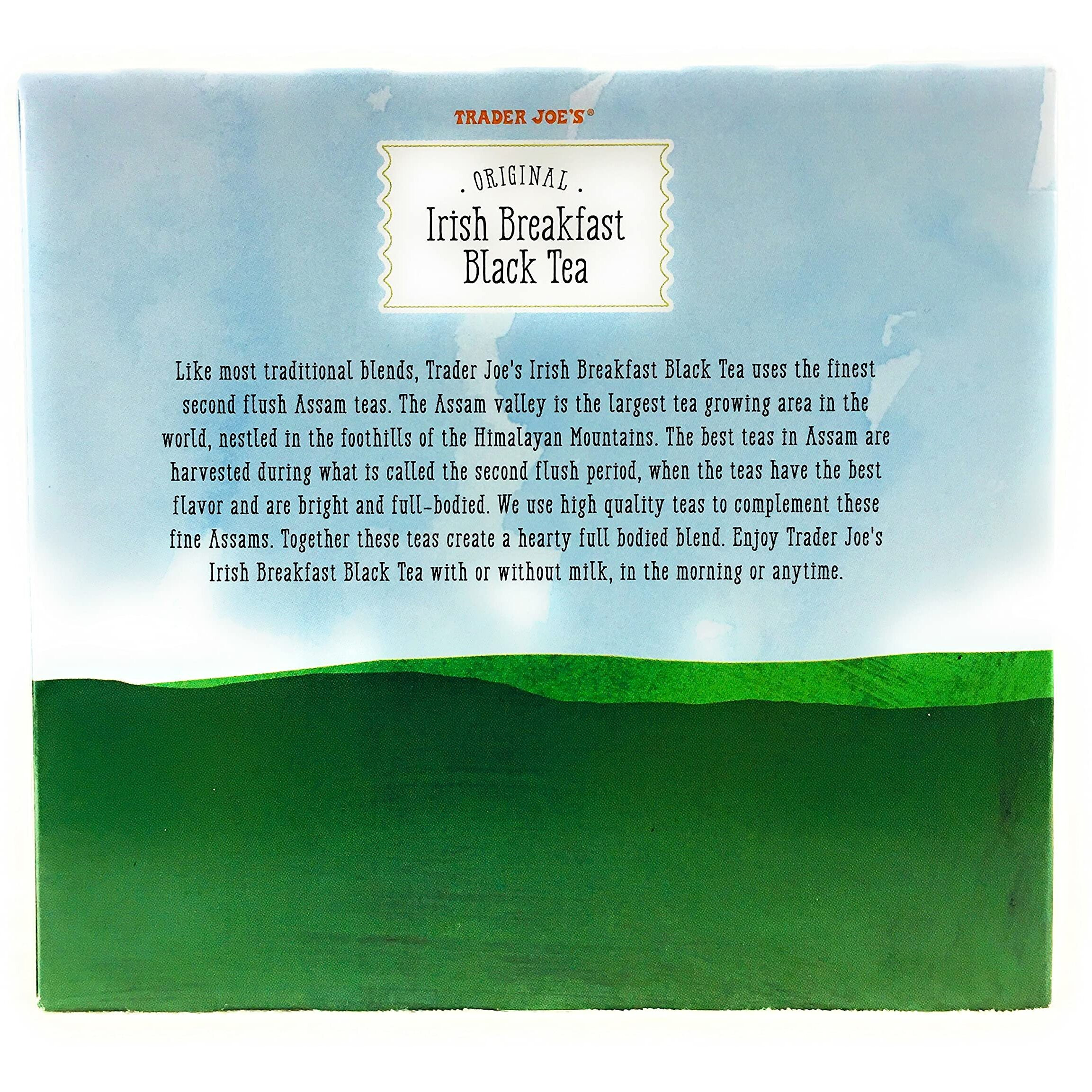 Trader Joe's Original Irish Breakfast Tea (80 Black Tea Bags Per Box)
