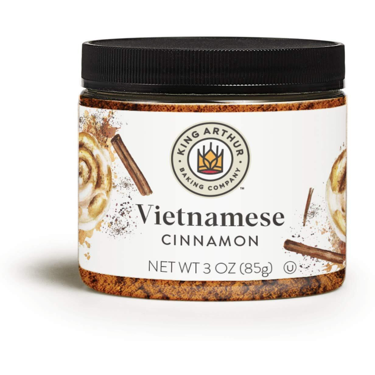 King Arthur Flour, Vietnamese Cinnamon, Certified Kosher, Nut-Free, 3 Ounces