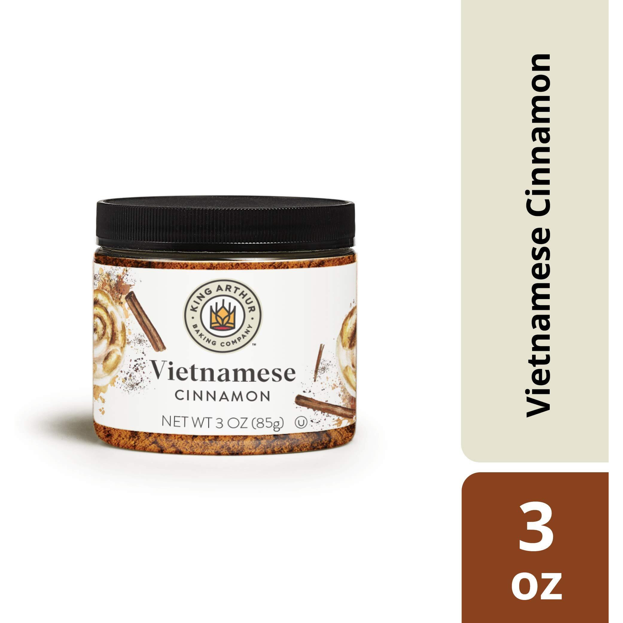 King Arthur Flour, Vietnamese Cinnamon, Certified Kosher, Nut-Free, 3 Ounces