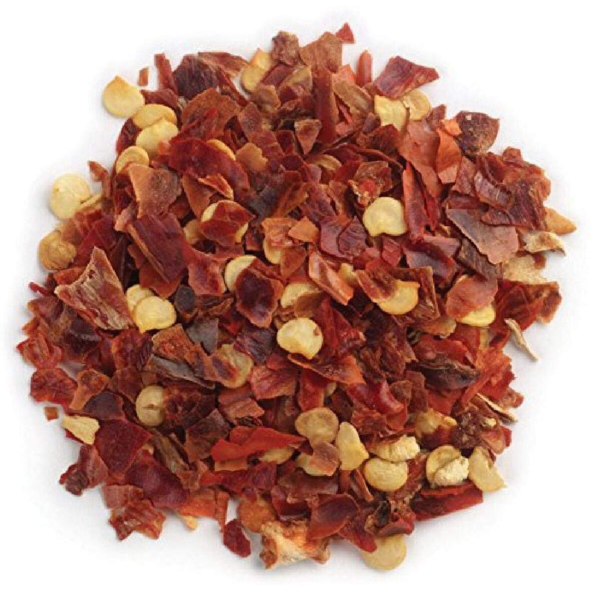 Frontier Co-Op Crushed Red Chili Peppers, 1-Pound Bag, Certified Organic Red Chili Flakes For Mexican & African Cooking