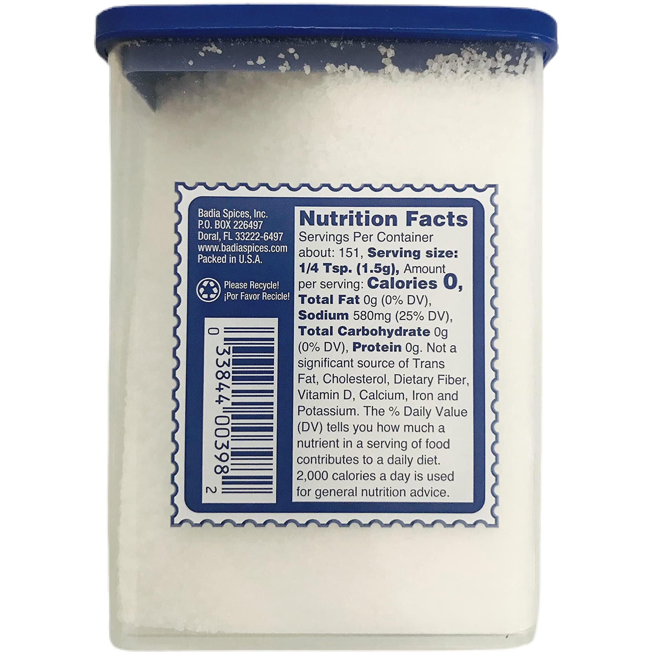 Badia Salt Kosher 8 Oz