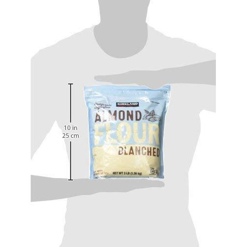 Kirkland Signature Almond Flour Blanched California Superfine, 3 Pounds (1.36 Kg) Each Bag