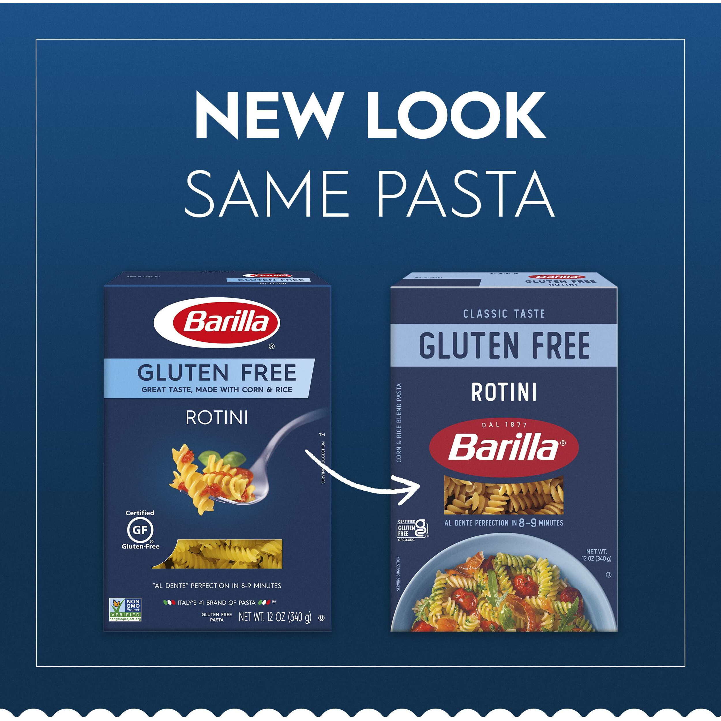 Barilla Gluten Free Rotini, 12 Oz (Pack Of 8)