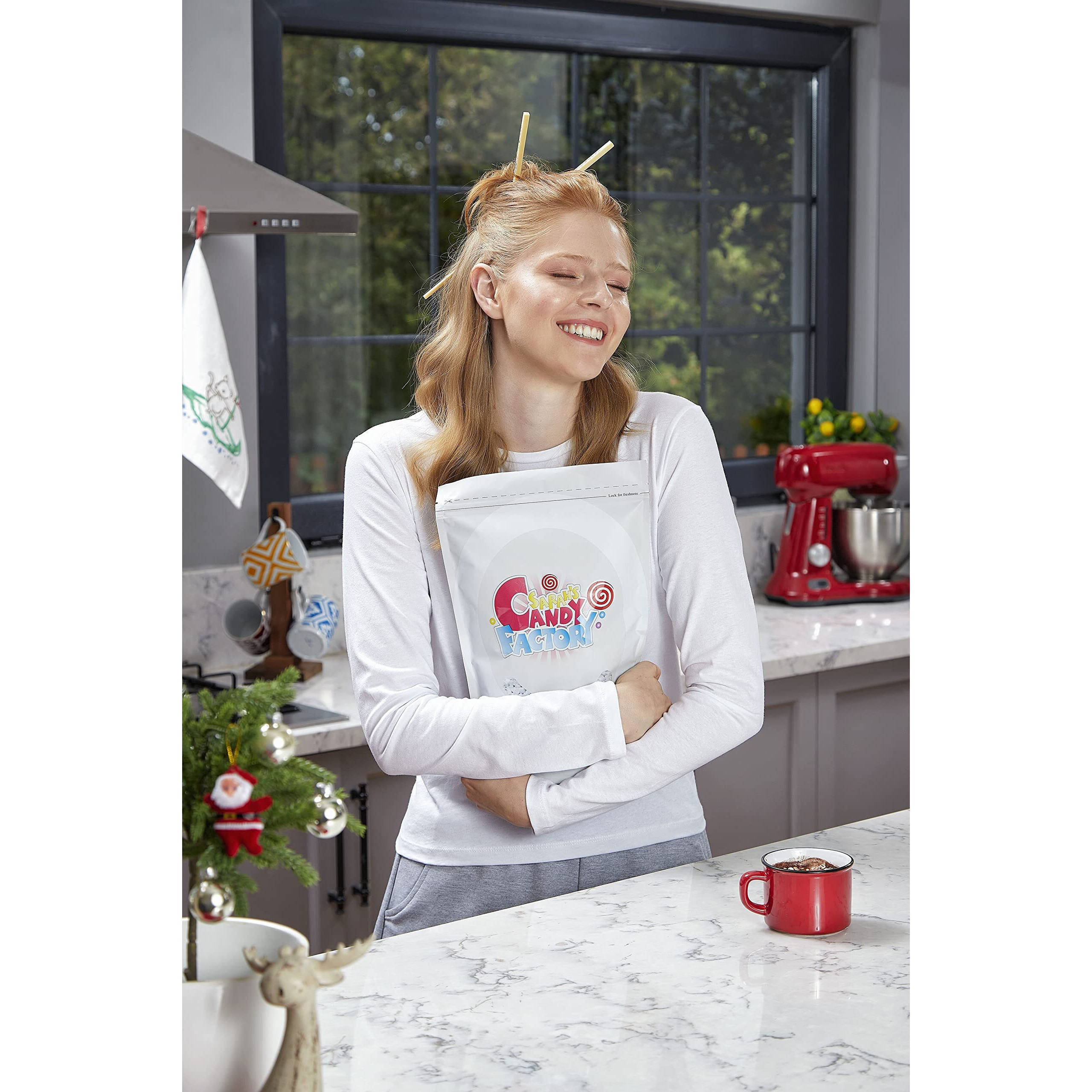 Sarah's Candy Factory Vanilla Mini Dehydrated Marshmallow Bits In Resealable Bag, 1Lb