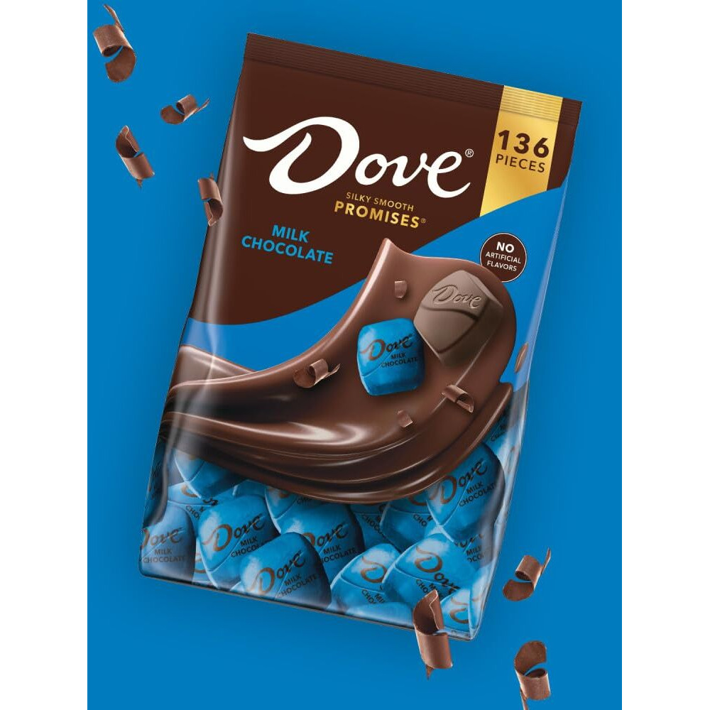 Dove Promises Milk Chocolate Candy, 136 Ct Bulk Bag