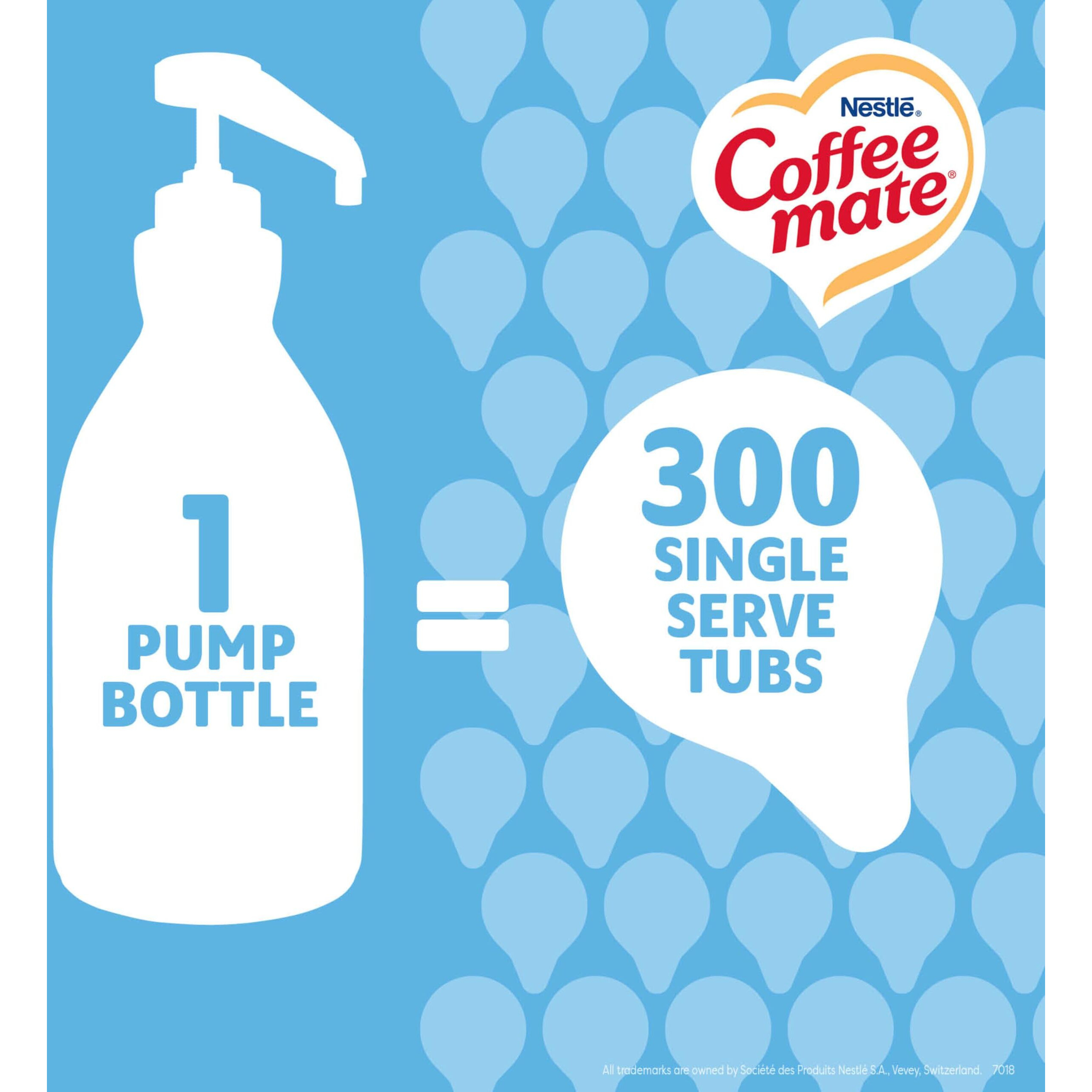 Nestle Coffee Mate Coffee Creamer, French Vanilla, Concentrated Liquid Pump Bottle, Non Dairy, No Refrigeration, 50.7 Oz