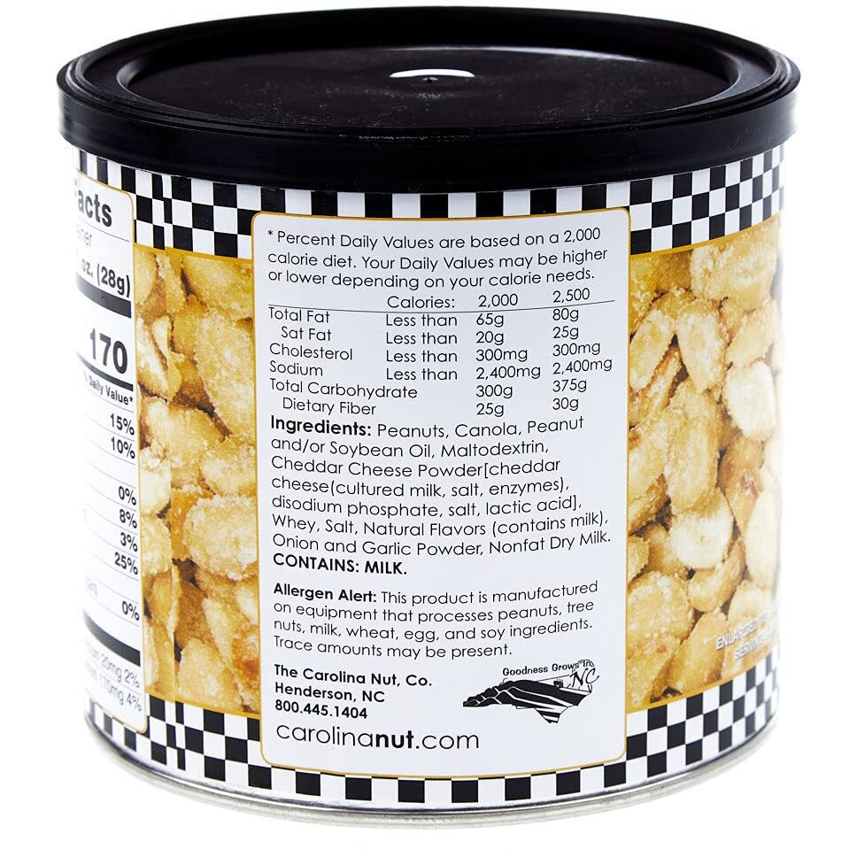 The Carolina Nut Company Peanuts, Smokey Mozzarella, 12 Ounce