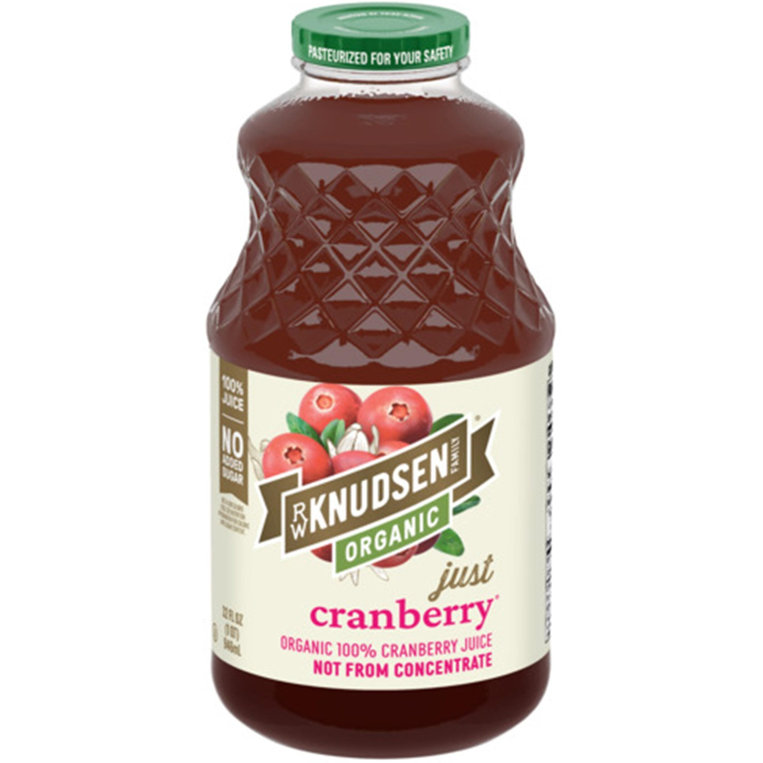 R.W. Knudsen Organic Just Cranberry Juice, 32 Fl Oz (Pack Of 1)