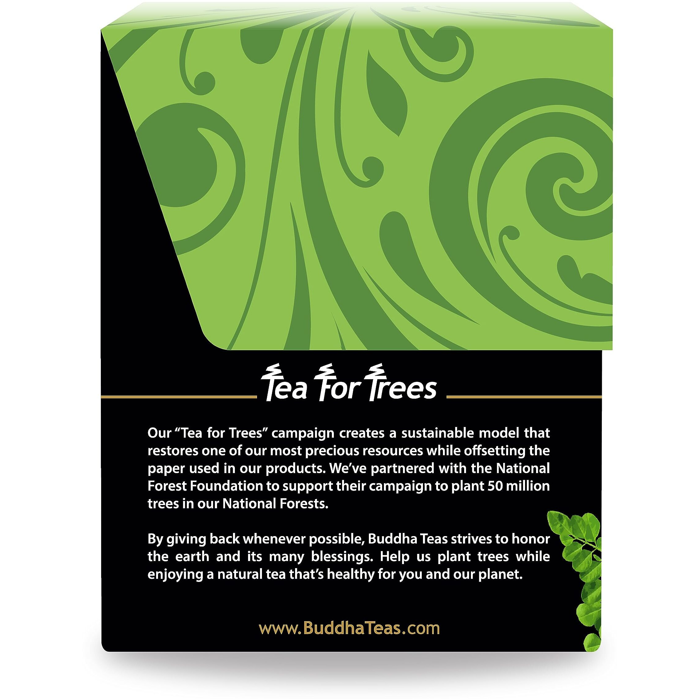 Organic Moringa Oleifera Tea - Kosher, Caffeine Free, Gmo-Free, Bleach Free Tea Bags, 18Count