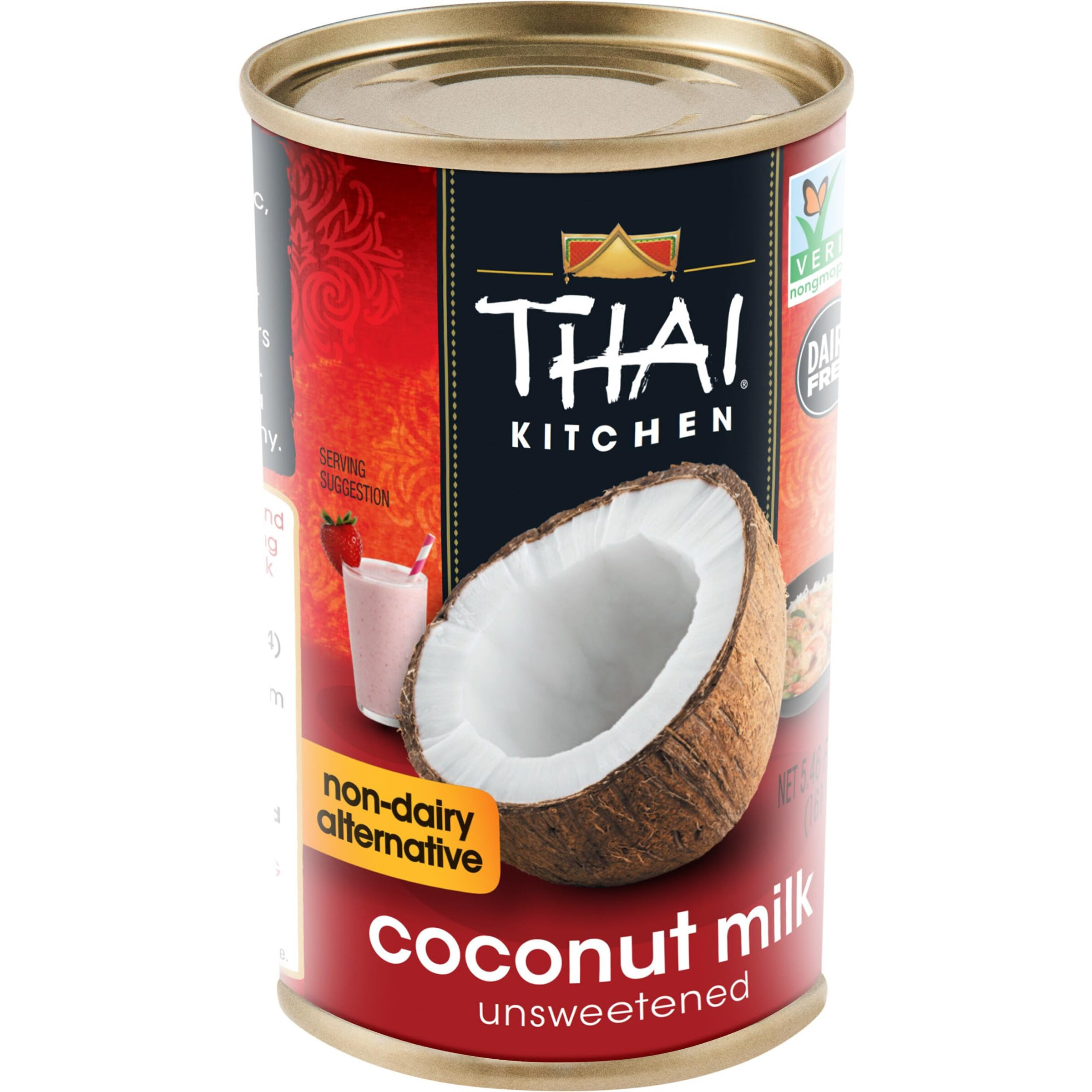 Thai Kitchen Unsweetened Coconut Milk, 5.46 Fl Oz (Pack Of 24)