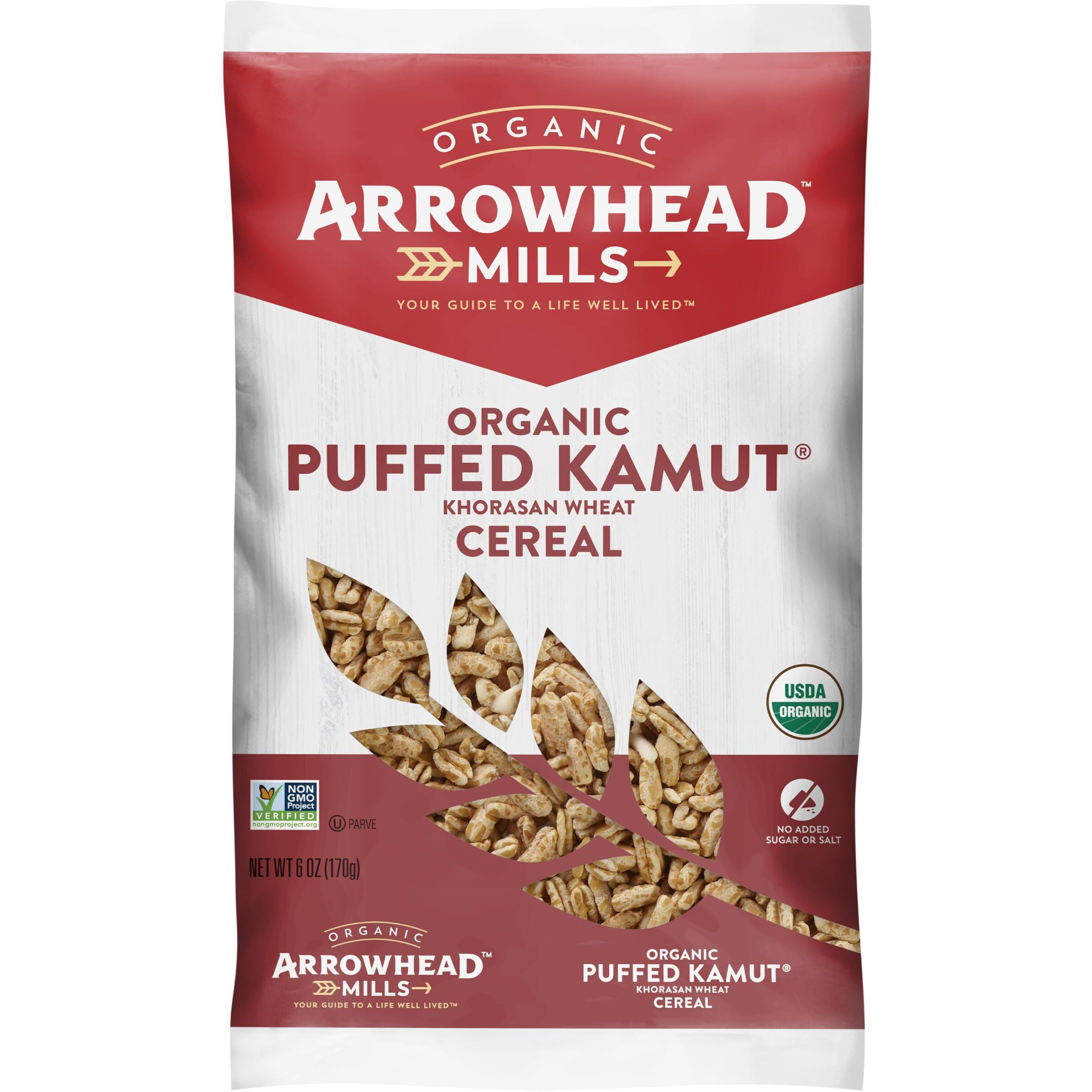 Arrowhead Mills Organic Puffed Kamut Cereal, 6 Oz
