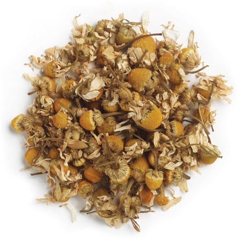 Frontier Co-Op Organic German Whole Chamomile Flowers, 1-Pound Bulk Bag, Makes Relaxing/Calming Tea, Kosher, Non Irradiated