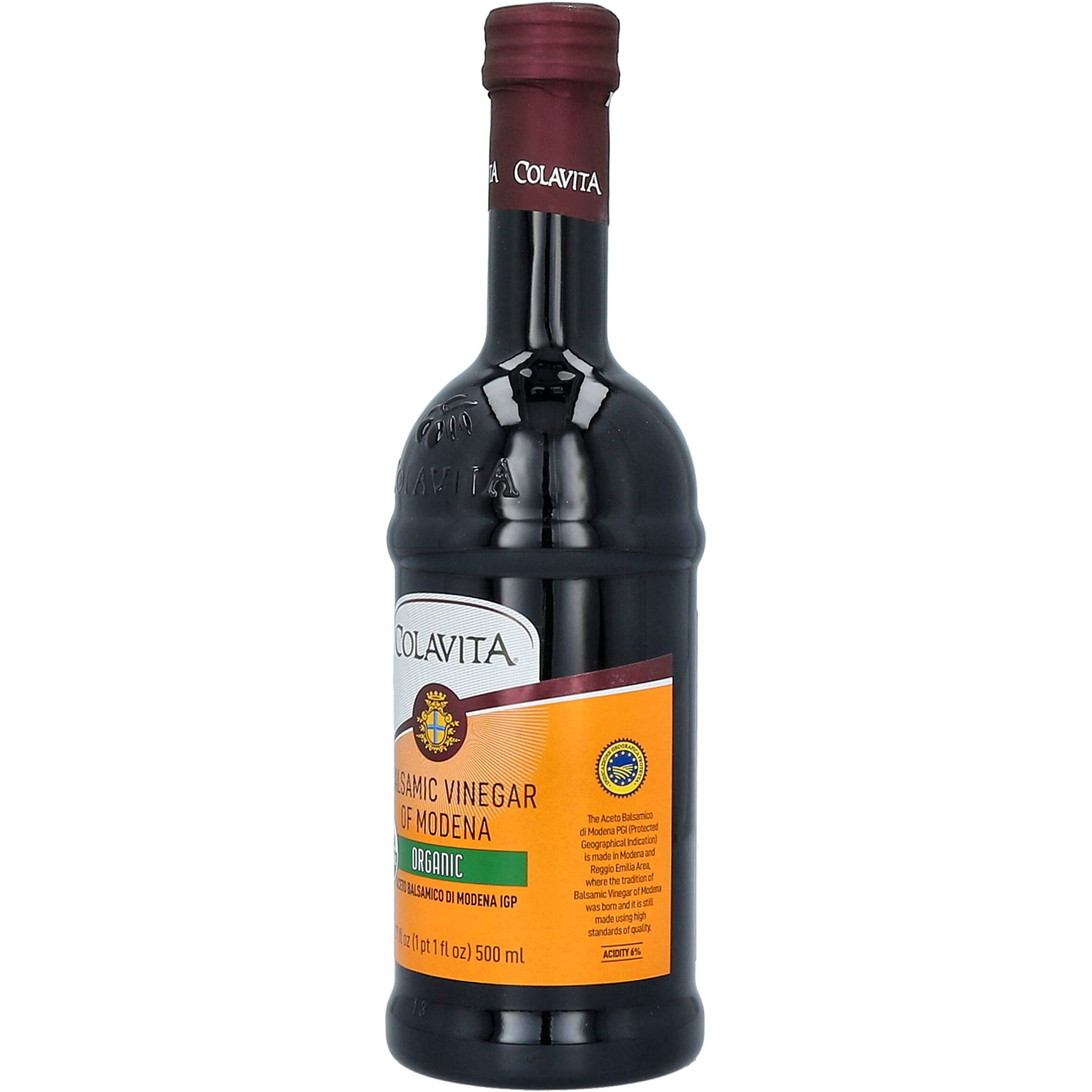 Colavita Balsamic Vinegar, Organic, 17 Fl Oz