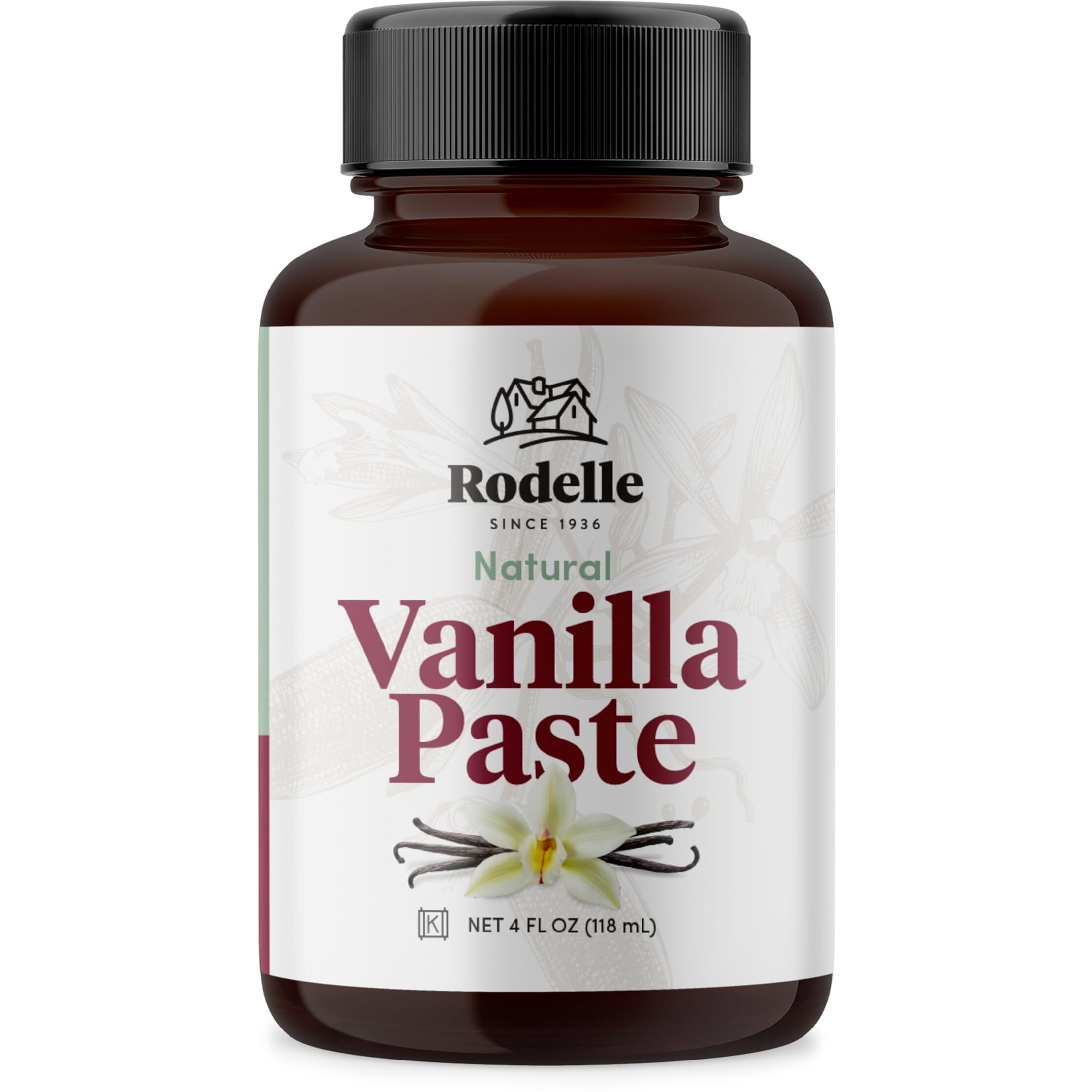Rodelle Paste, Vanilla, 4 Fl Oz (Pack Of 1)