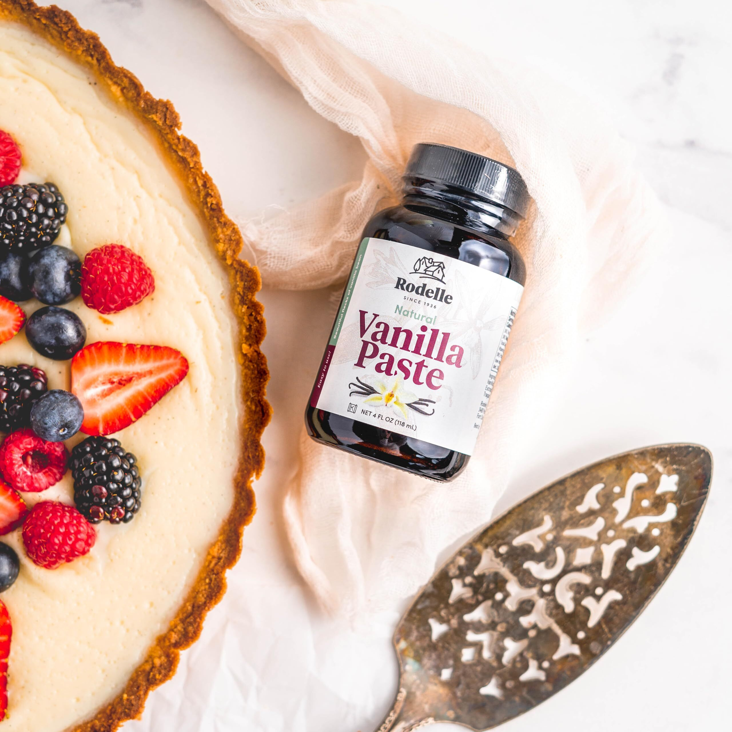 Rodelle Paste, Vanilla, 4 Fl Oz (Pack Of 1)