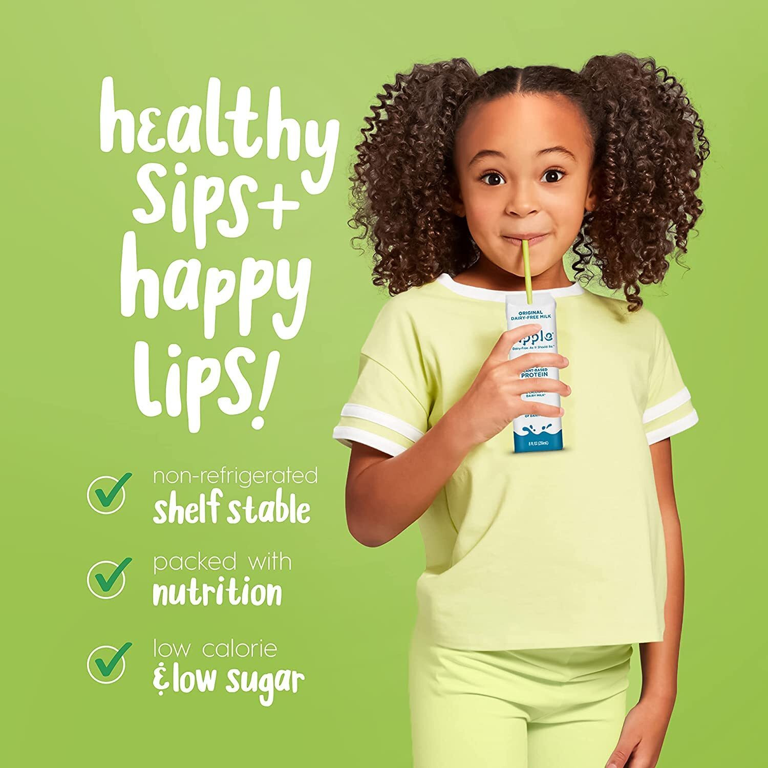 Ripple Non-Dairy Milk, Original | Vegan Milk With 8G Pea Protein| Shelf Stable Single Serve Cartons | On-The-Go | Non-Gmo, Plant Based, Gluten Free | 8 Oz, Pack Of 4