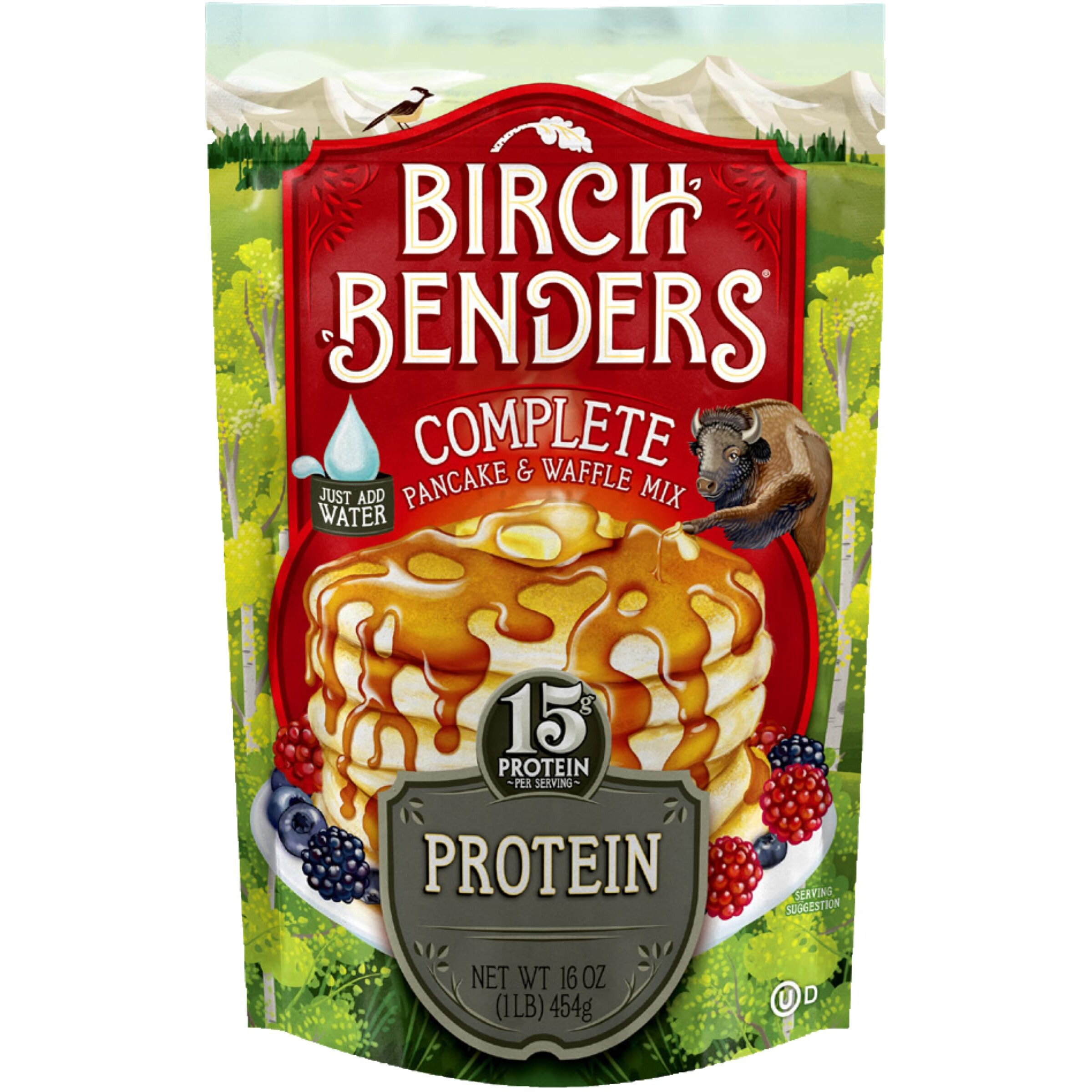 Birch Benders Pancake And Waffle Mix With Whey, Protein, 16 Oz