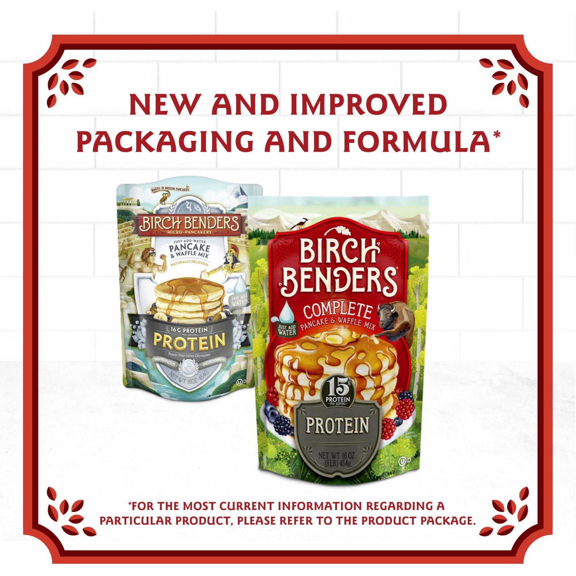 Birch Benders Pancake And Waffle Mix With Whey, Protein, 16 Oz