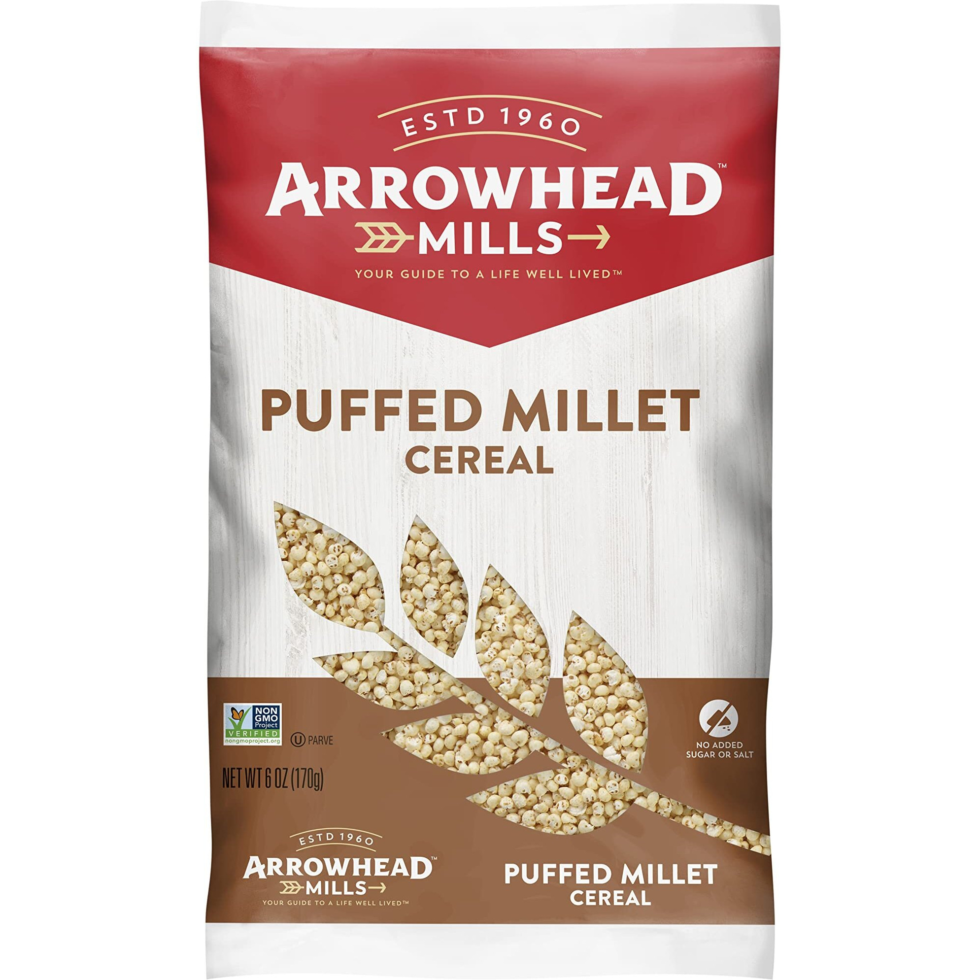 Arrowhead Mills Puffed Millet Cereal, 6 Oz Bag