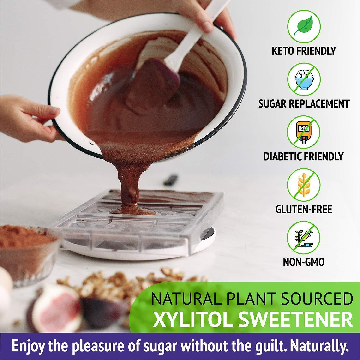 Xlear Xylosweet Non-Gmo Xylitol Sweetener - Natural Sweetener Sugar Substitute, Granules, 1 Pound Bag (Pack Of 1)