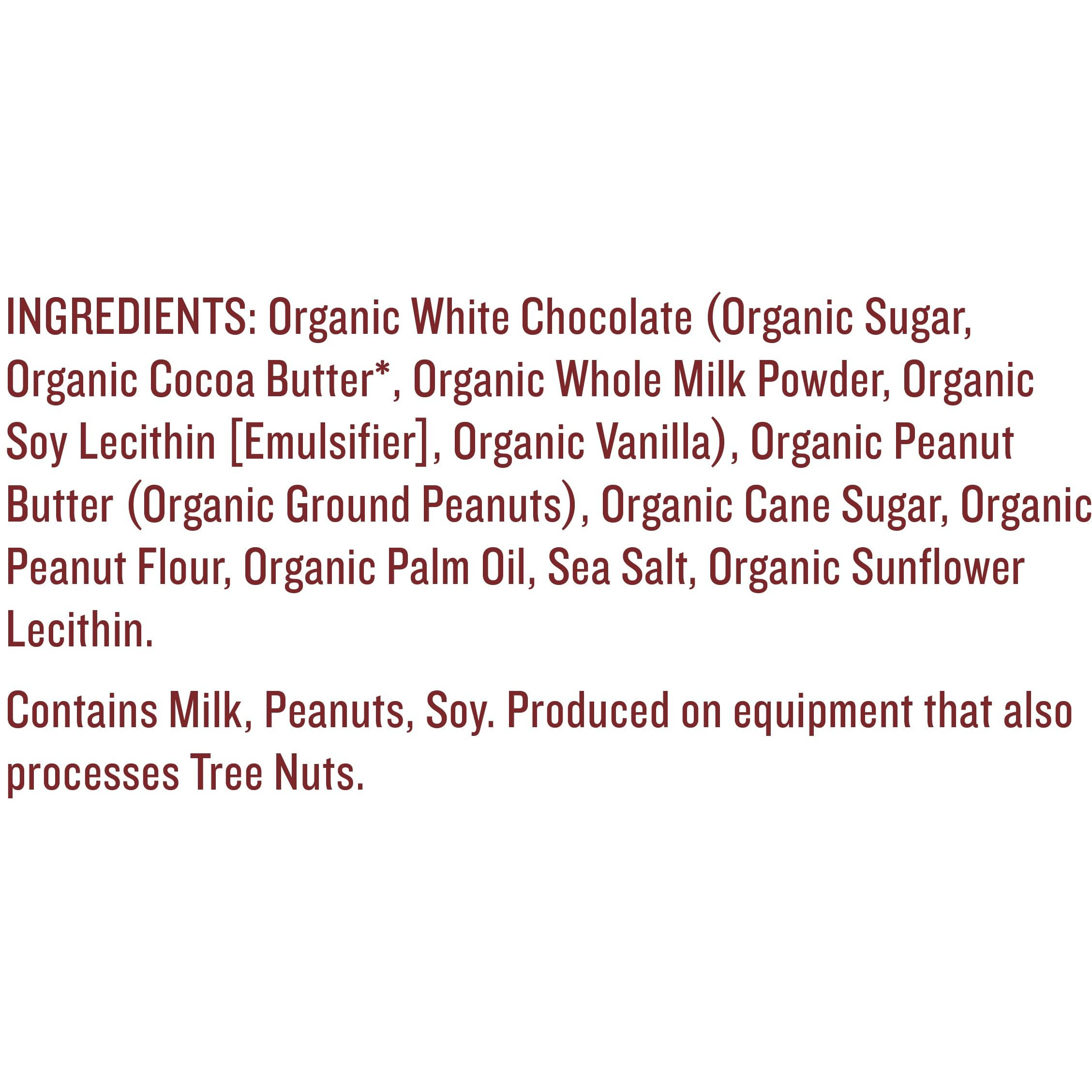 Justin's Organic White Chocolate Peanut Butter Cups, Rainforest Alliance Certified Cocoa, Gluten-Free, Responsibly Sourced, 1.4 Ounce (Pack Of 12)