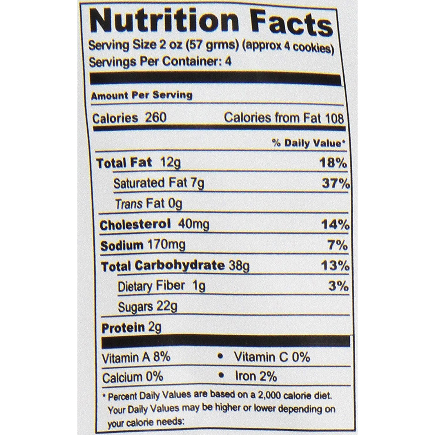 Wow Baking Gluten Free Chocolate Chip Cookie, 8 Oz