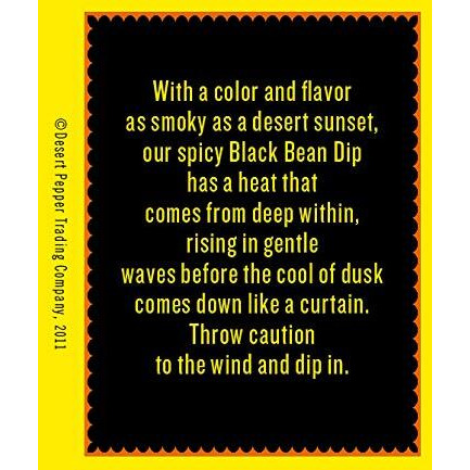 Desert Pepper Spicy Black Bean Dip (16 Ounces, 1)