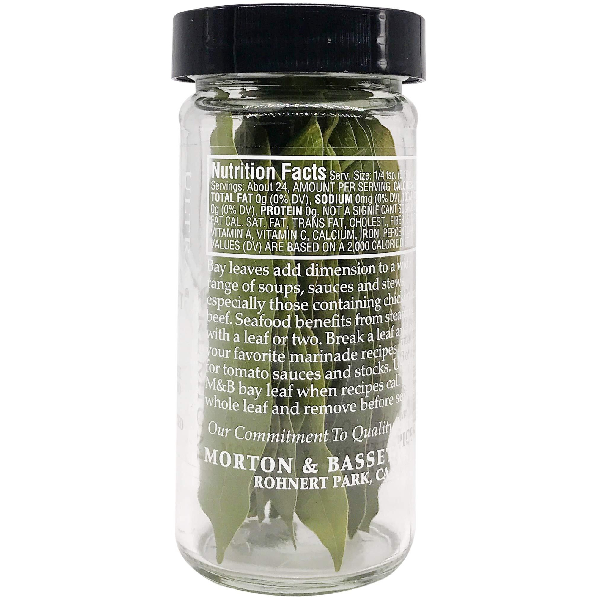 Morton & Bassett Bay Leaves, 0.14-Ounce Jar