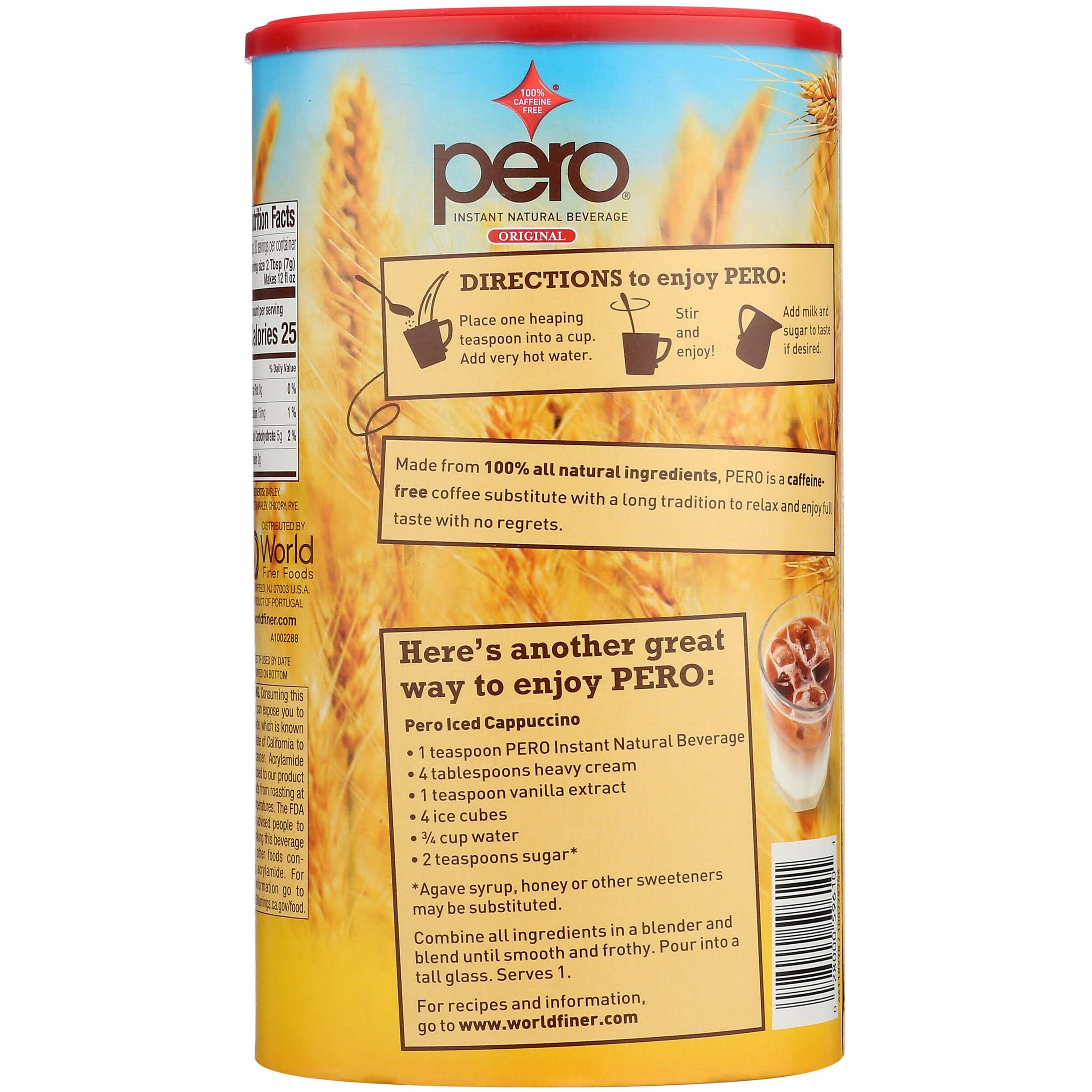 Pero Instant Beverage, 7 Ounce (Packaging May Vary)