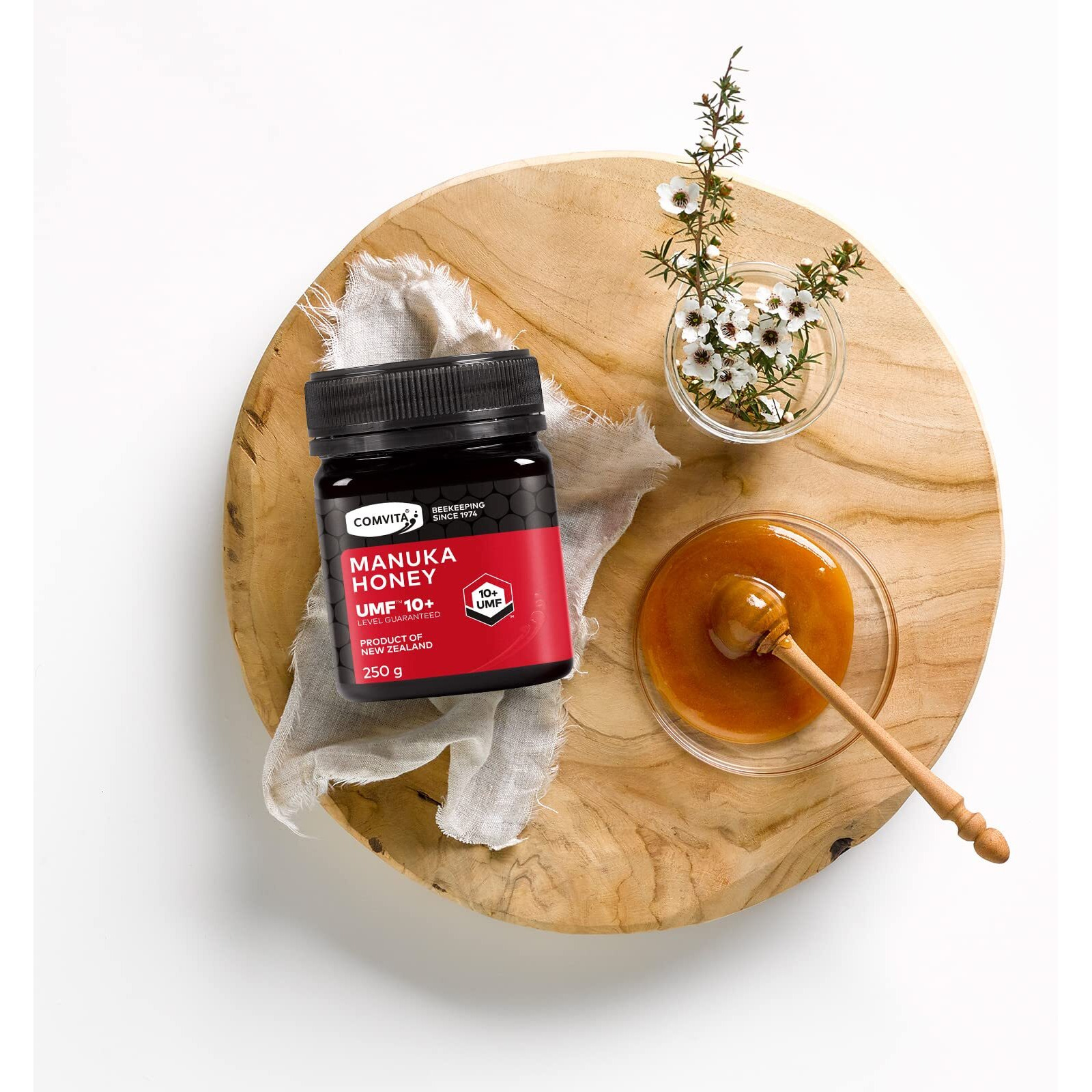 Comvita Manuka Honey (Umf 10+, Mgo 263+) New Zealands 1 Manuka Brand | Premium Superfood For Nourishing Wellness | Raw, Wild, Non-Gmo | 8.8 Oz