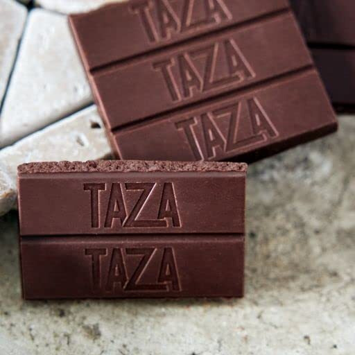 Taza Chocolate Organic Amaze Bar 80% Stone Ground, Cacao Crunch, 2.5 Ounce (1 Count), Vegan