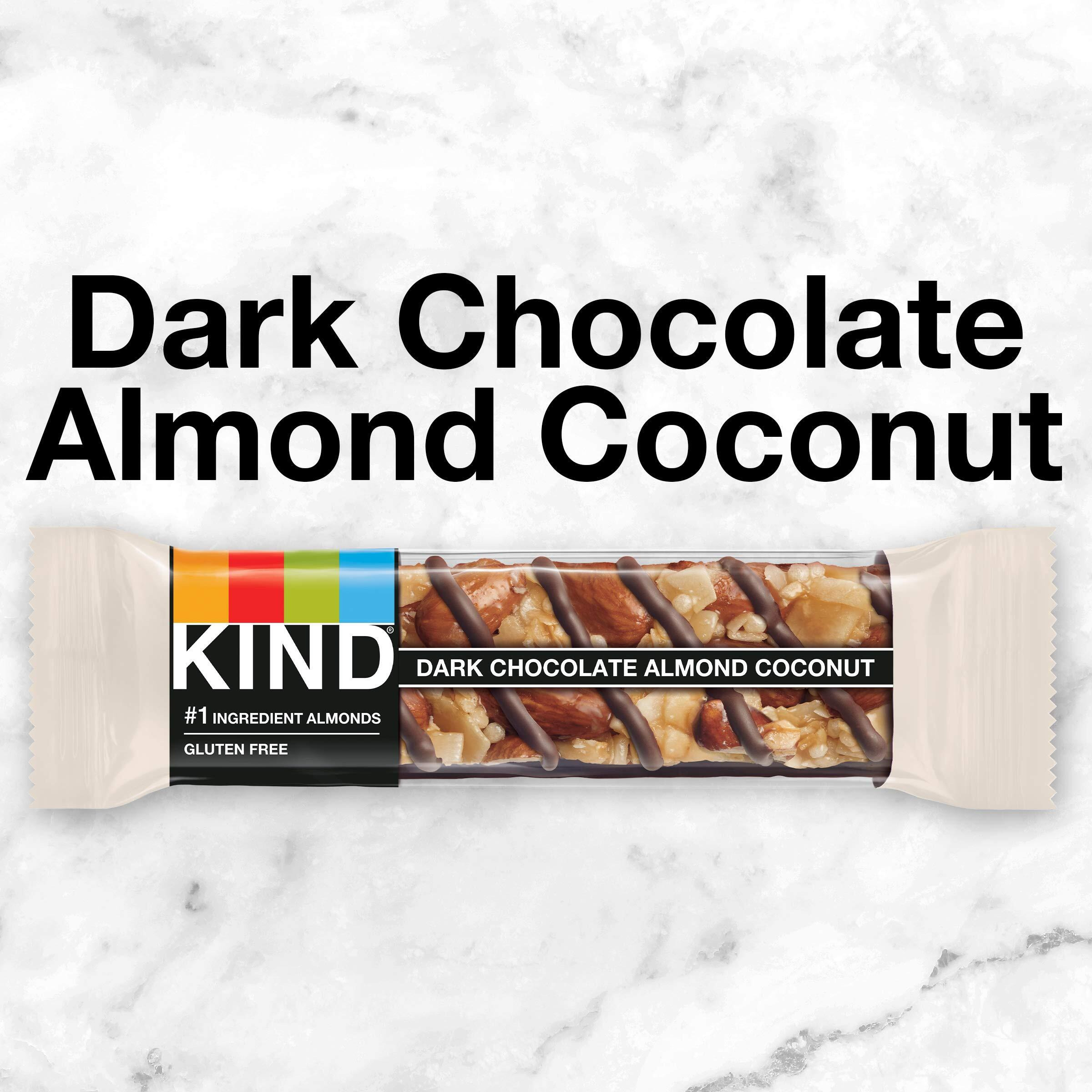 Kind Bars, Dark Chocolate Almond & Coconut, Healthy Snacks, Gluten Free, 12 Count