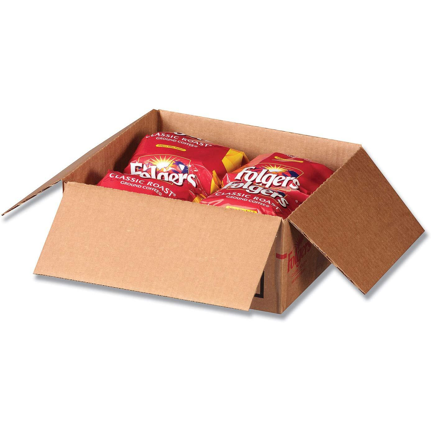 Folgers Classic Roast Medium Roast Ground Coffee, 40- 1.05 Ounce Filter Packs