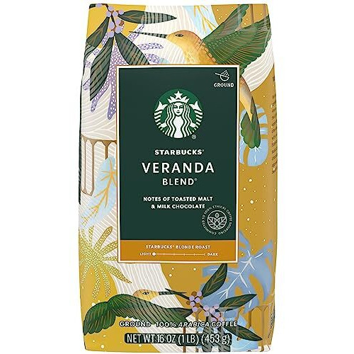 Starbucks - Sbk11019631 Premium Blonde Roast Ground Coffee, 1 Lb
