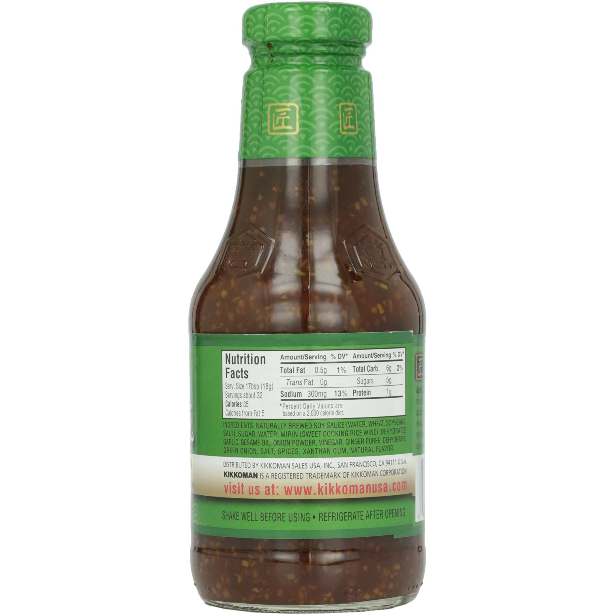 Kikkoman Teriyaki Sauce, Garlic & Green Onion, 20.5 Oz