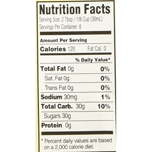 Wholesome Sweeteners 7.7-Ounce Organic Light Corn Syrup, Non Gmo, Gluten Free & Vegan, For Baking And Glazing, 1 Pack