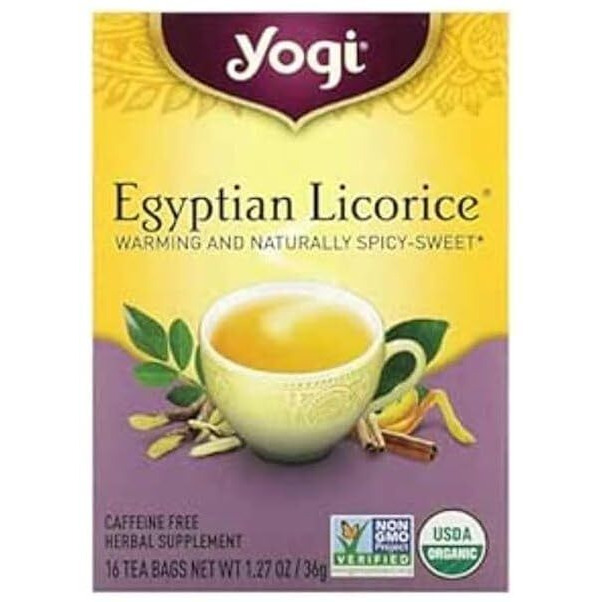 Organic Egyptian Licorice 16 Tea Bags By Yogi Tea