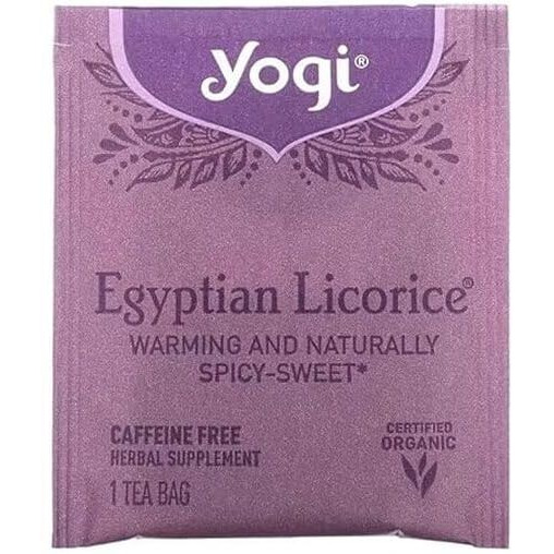Organic Egyptian Licorice 16 Tea Bags By Yogi Tea