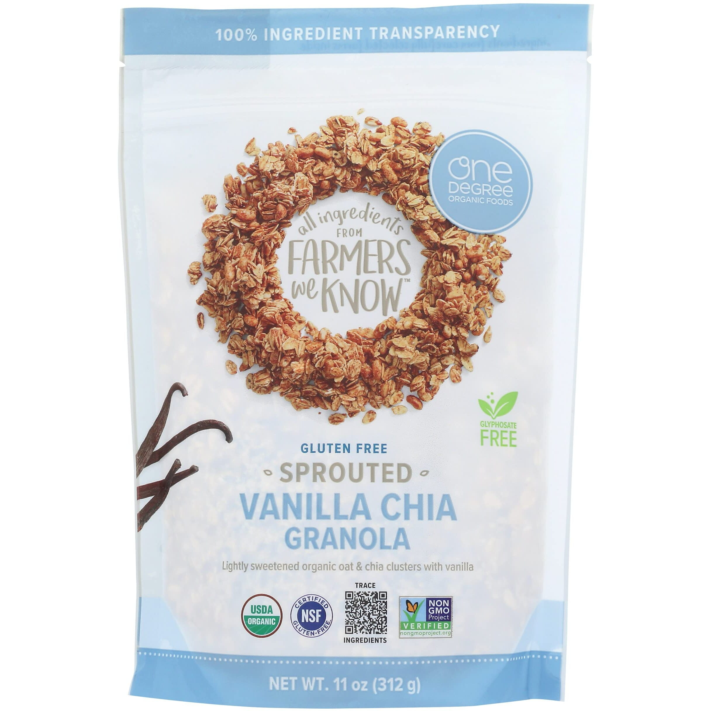 Granola - Oat Vanilla Chia 11Oz Usa (Case6)
