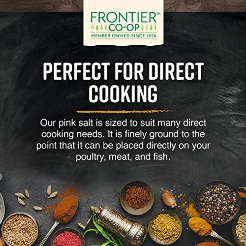 Frontier Co-Op Fine Ground Himalayan Pink Salt, 1-Pound Bulk Bag, Hand-Mined, Kosher, Non Irradiated, Non Eto
