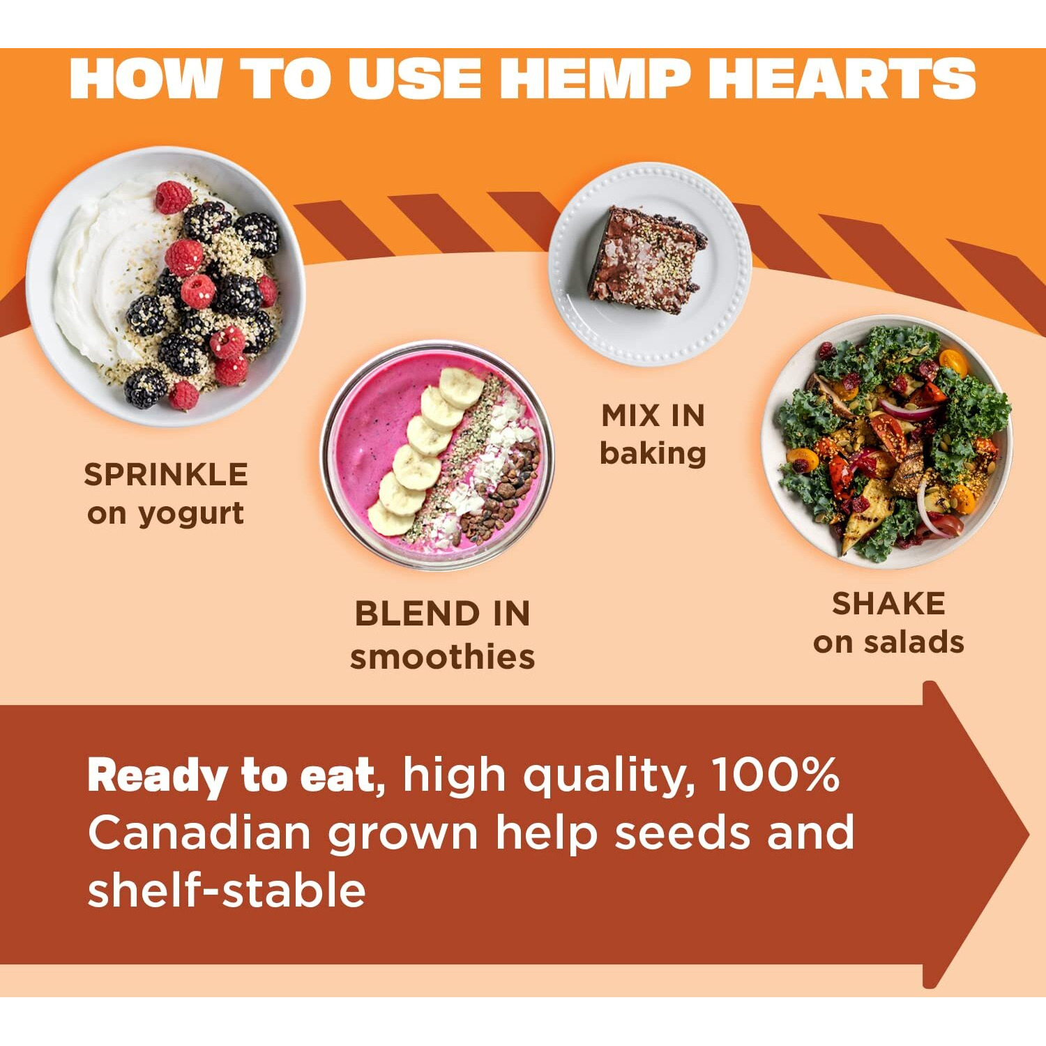 Manitoba Harvest Hemp Seeds, 10G Plant Based Protein & 12G Omega 3 & 6 Per Serving | For Smoothies, Yogurt & Salad | Non-Gmo, Vegan, Keto, Paleo, Gluten Free, 2.1Oz (Pack Of 12)