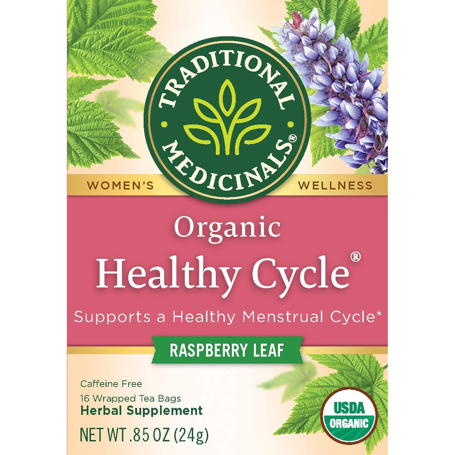 Traditional Medicinals Healthy Cycle, 16 Wrapped Tea Bags, 0.85 Oz