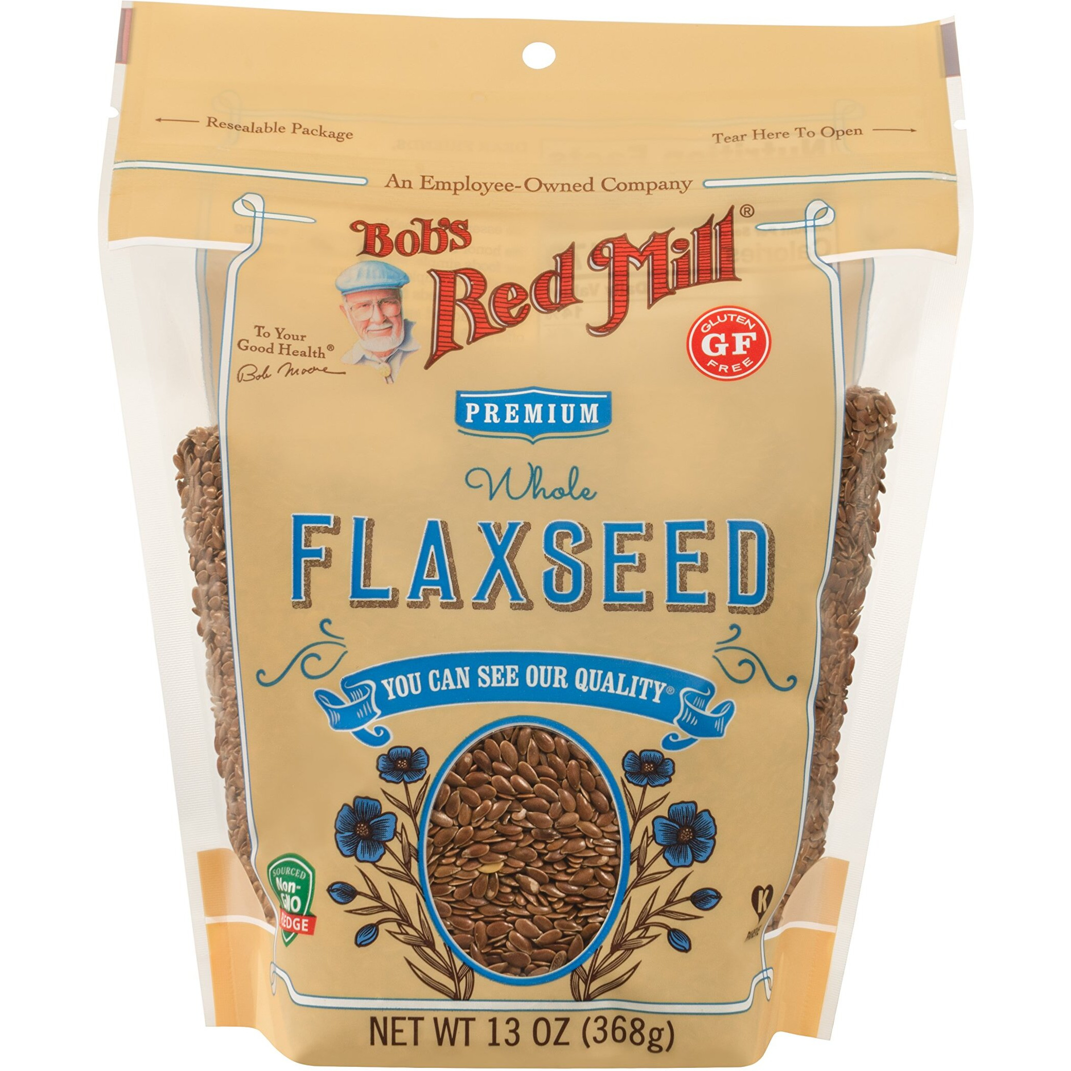 Bobs Red Mill Flaxseed Brown, 13 Oz
