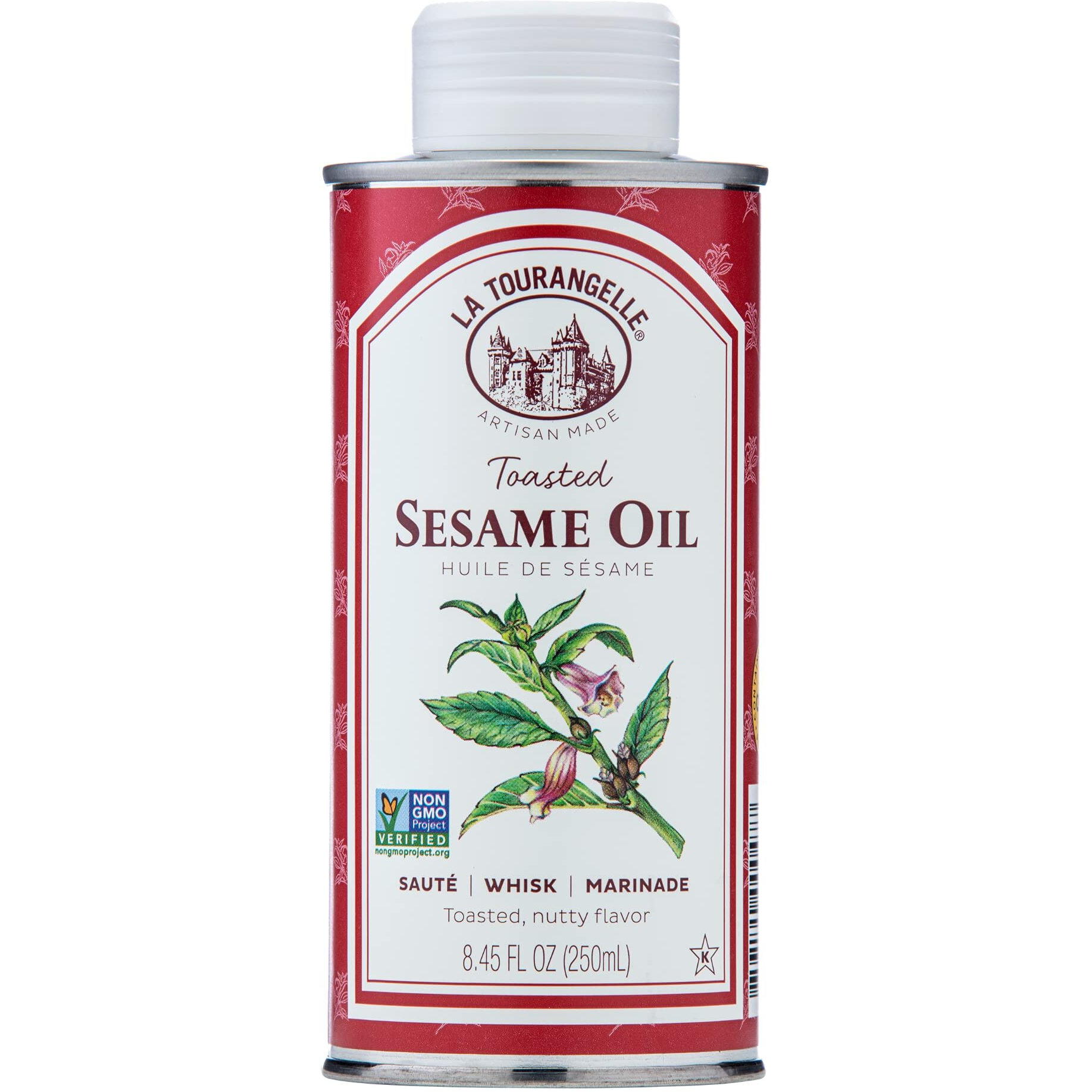 La Tourangelle, Toasted Sesame Oil, Great For Cooking, Add To Noodles, Stir-Fry, Vegetables, Vinaigrettes, And Marinades, 8.45 Fl Oz