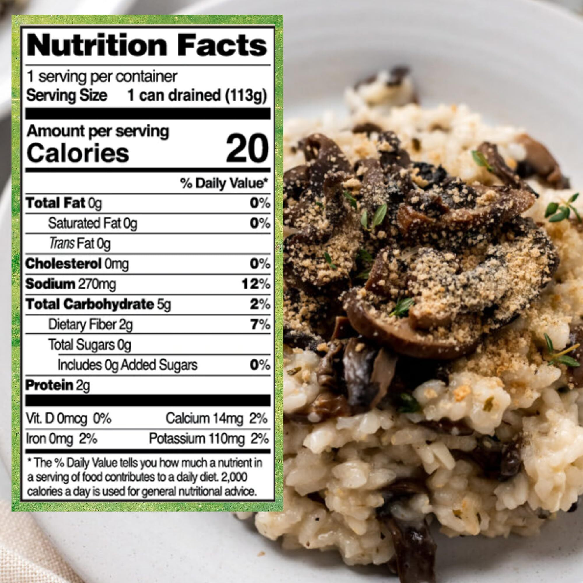 Native Forest Organic Mushrooms Pieces & Stems  Canned Mushrooms, Low Fat, Low Calories, Non-Gmo Project Verified, Usda Organic  6.5 Oz (Pack Of 12)