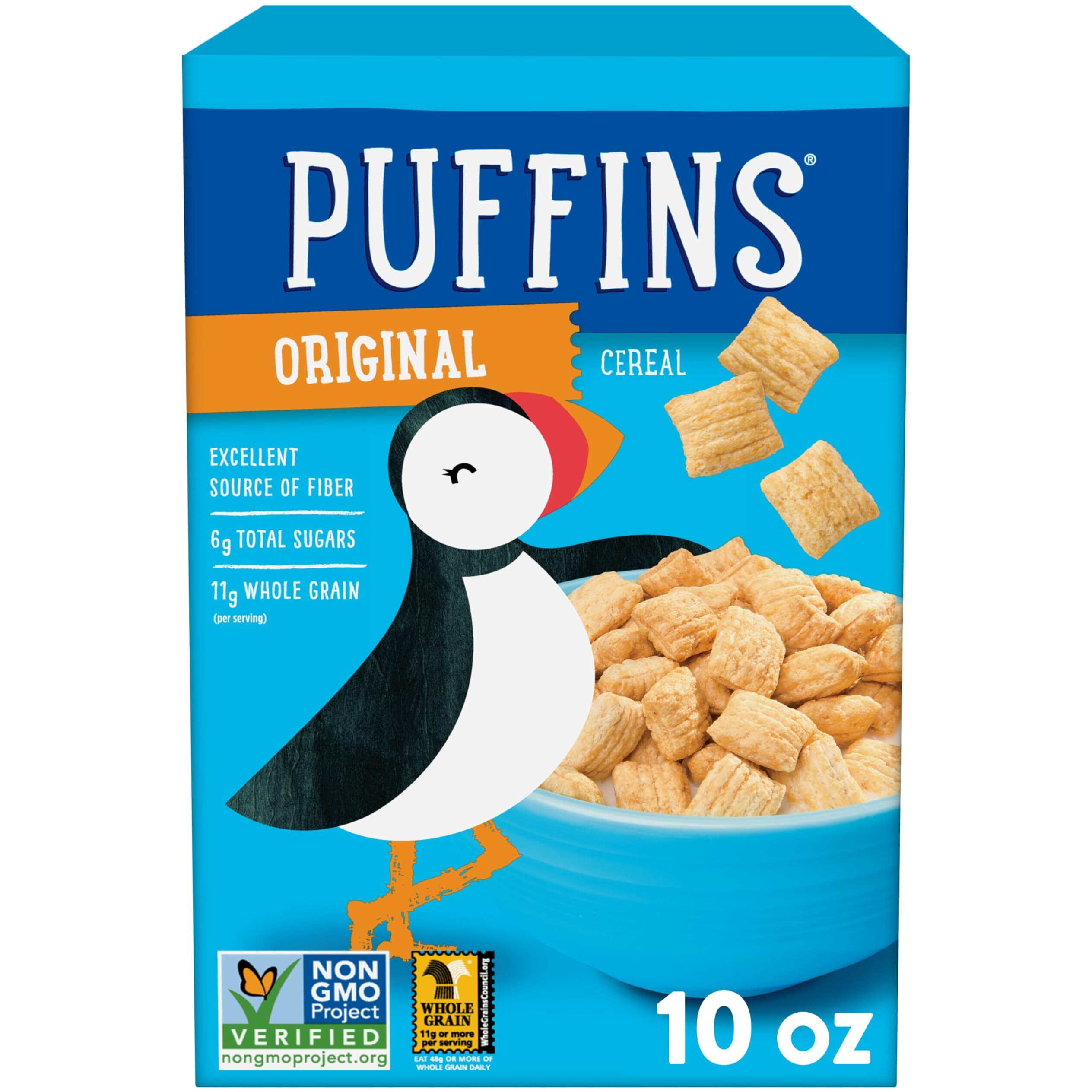 Barbara's Puffins Original Cereal, Non-Gmo, Vegan, 10 Oz Box (Pack Of 6)