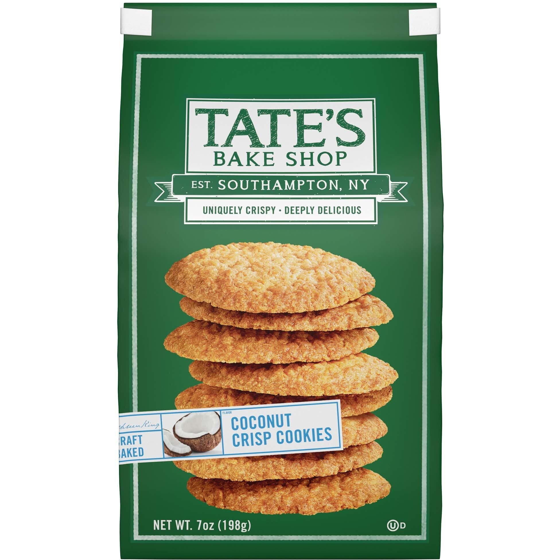 Tate's Bake Shop Coconut Crisp Cookies, 7 Oz