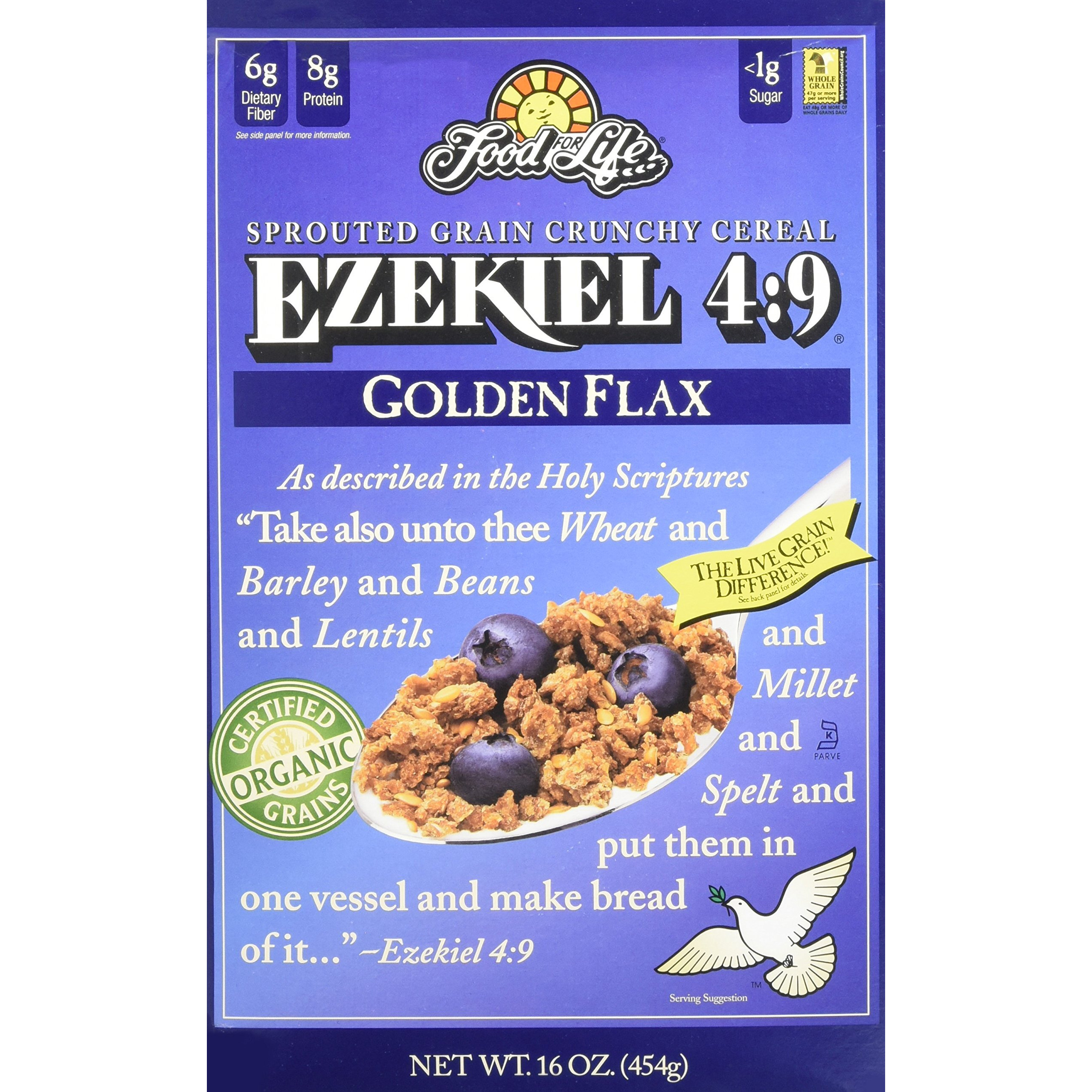 Food For Life Cereal Ezekiel 49 Golden Flax, 16 Oz