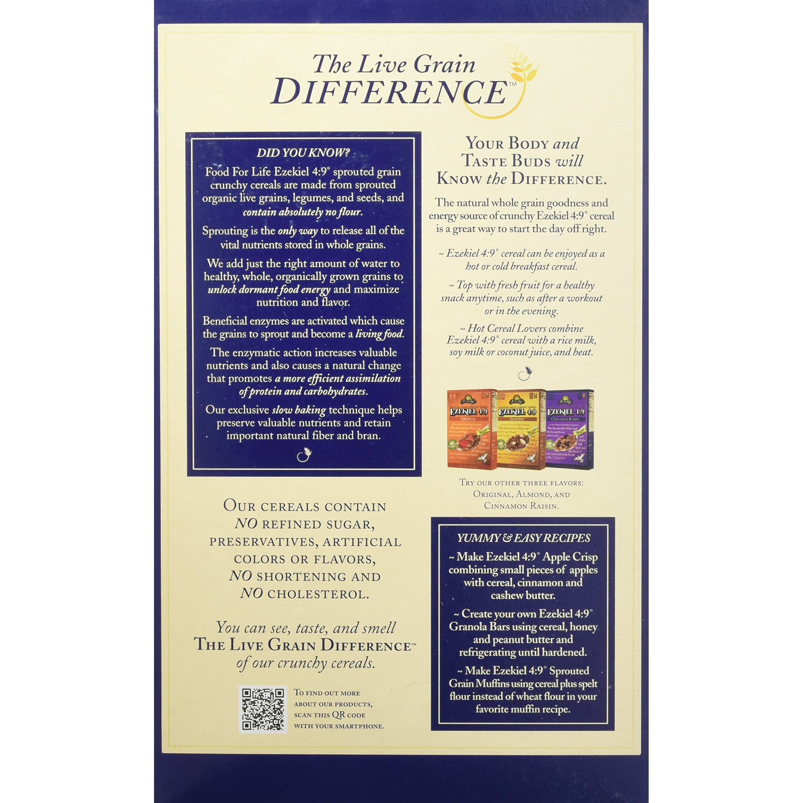Food For Life Cereal Ezekiel 49 Golden Flax, 16 Oz